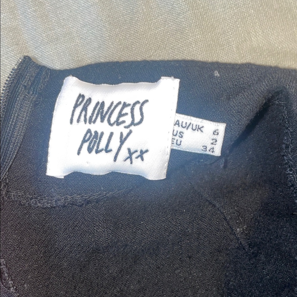 Princess Polly Elegant Black Mini Skirt - Picture 2 of 4